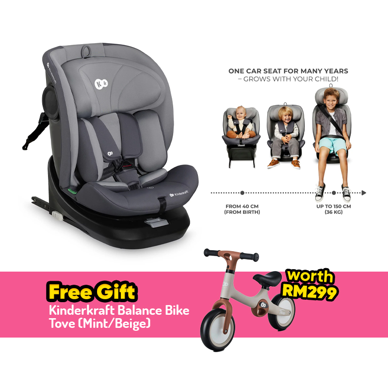 Kinderkraft I-Grow Carseat + FREE GIFT